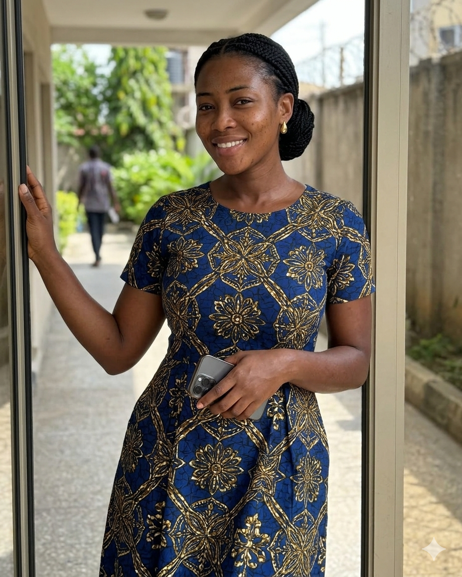 AI generated Ankara fashion photo